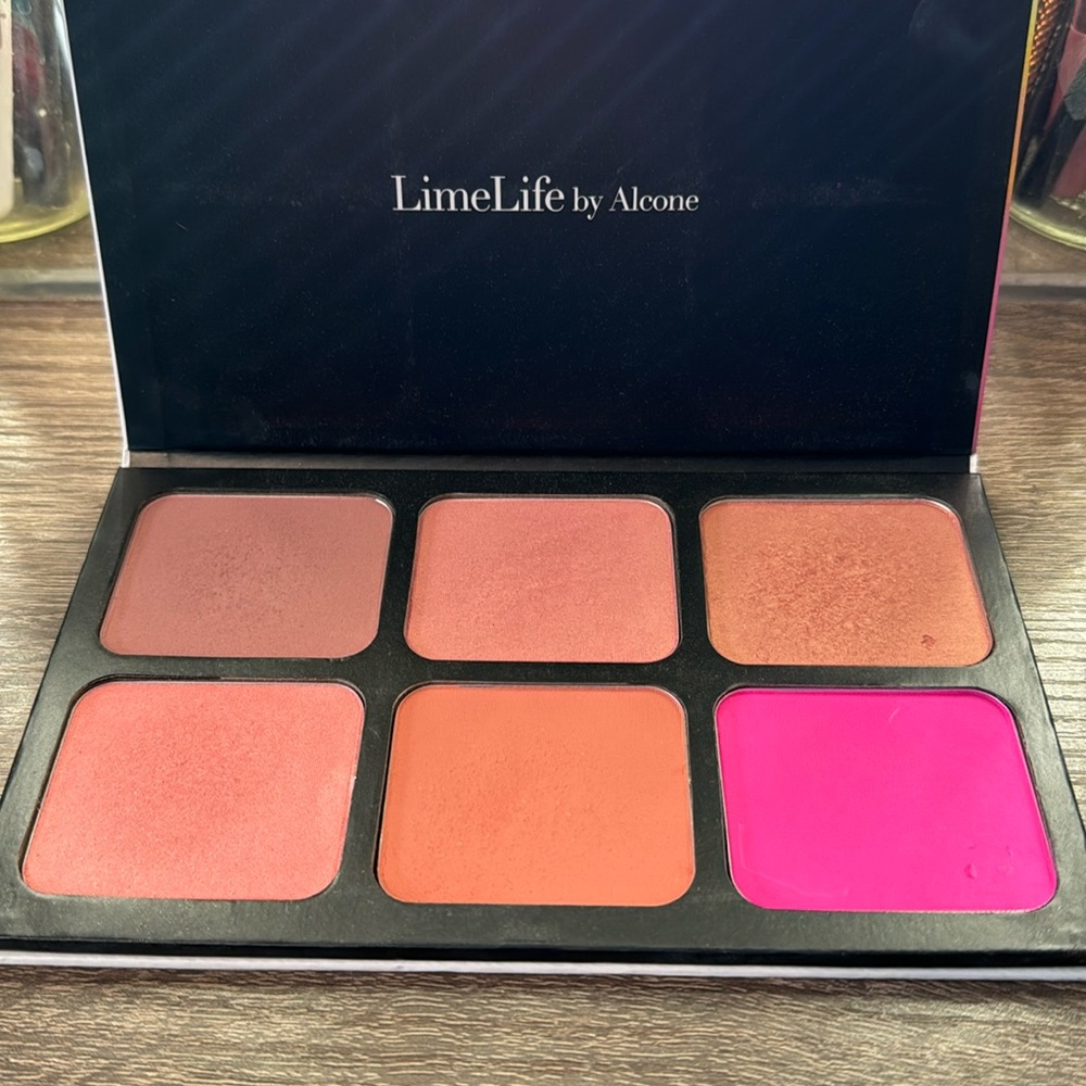 LimeLife by Alcone 6 pan blush palette